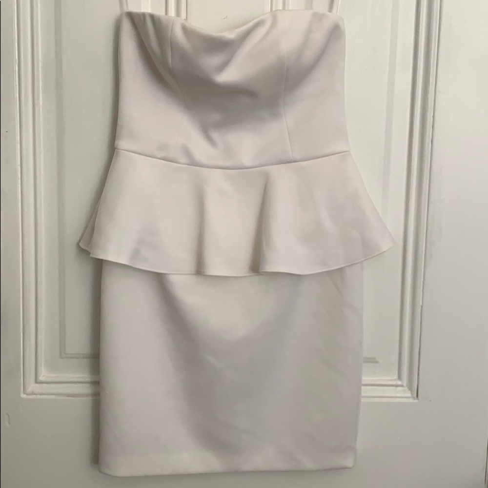 White Cache Cocktail Dress